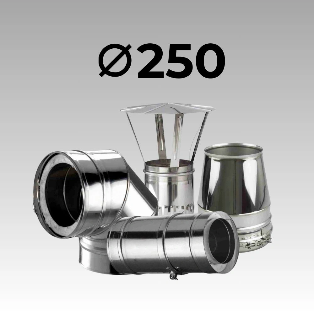TUBULATURA INOX IZOLATIE CERAMICA FI250