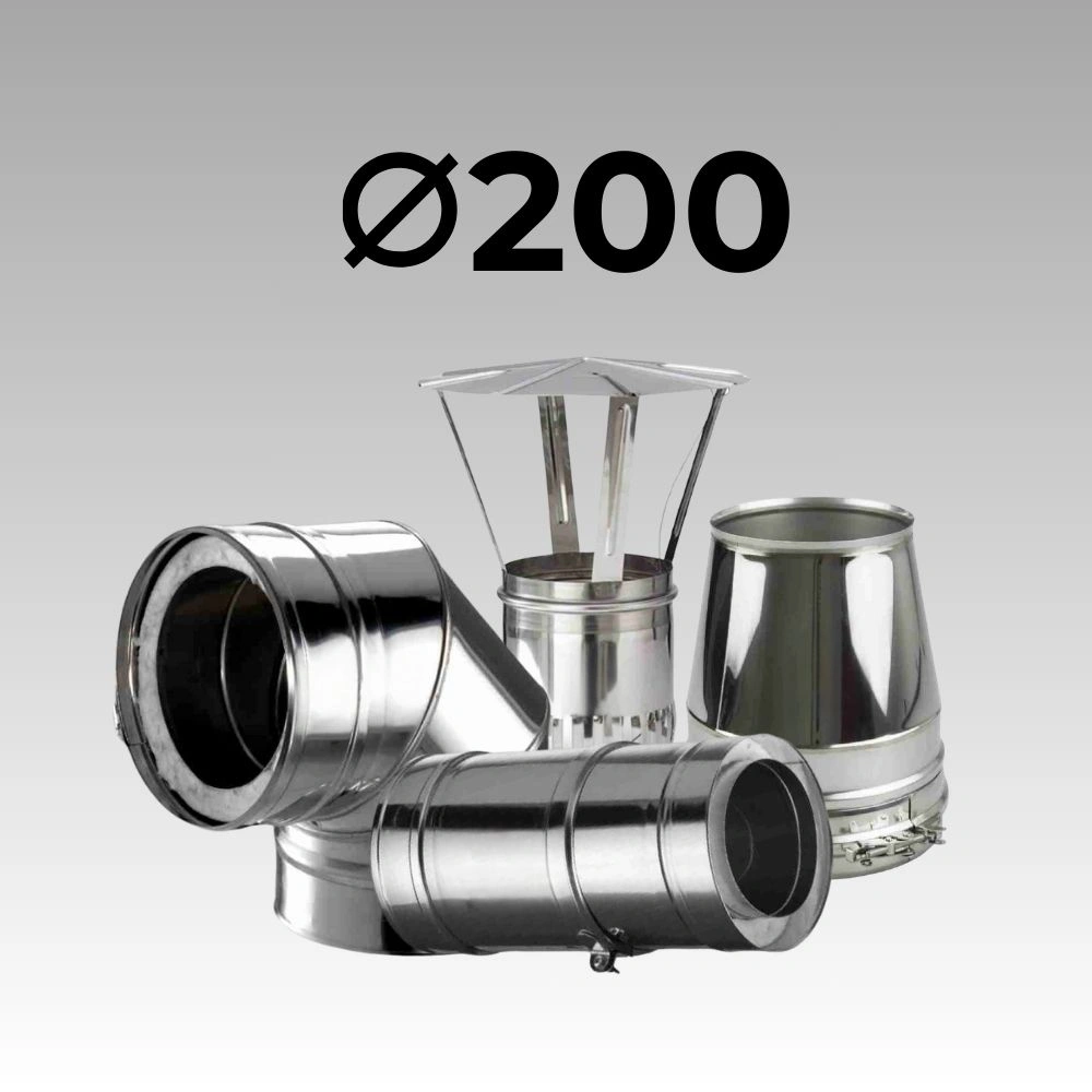 TUBULATURA INOX IZOLATIE CERAMICA FI200